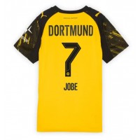 Stroje piłkarskie Borussia Dortmund Jobe Bellingham #7 Koszulka Podstawowej dla damskie 2025-26 Krótki Rękaw
